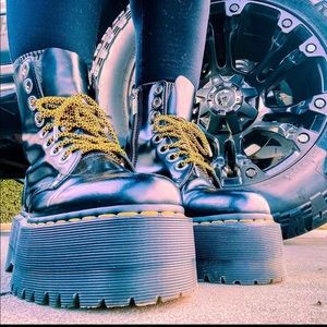 Dr. Martens Jadon Max Platforms Size 7 Black